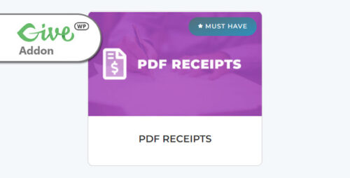 GiveWP PDF Receipts 3.2.0