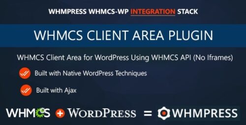 WHMPress 6.3 – WHMCS Client Area for WordPress