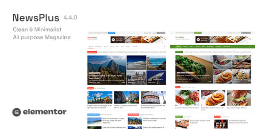 NewsPlus 4.2.0 – News and Magazine WordPress theme