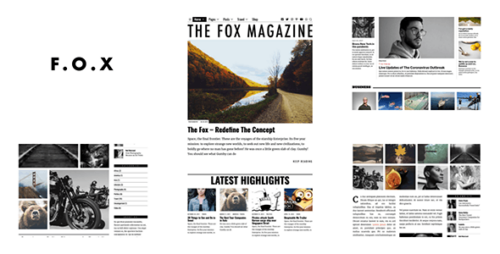 The Fox 4.7.2 – Minimal Blog/Magazine Theme For Creators