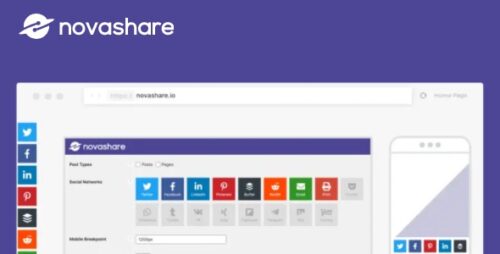 Novashare 1.5.9 – WordPress Social Sharing Plugin