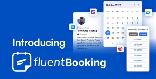 FluentBooking Pro 1.7.1 – The Ultimate WordPress Scheduling Plugin