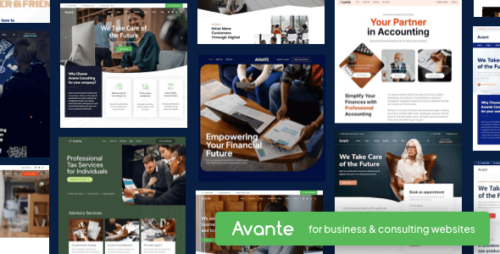Avante 2.7.9 – Business Consulting WordPress Theme