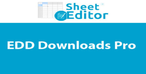 WP Sheet Editor EDD Downloads Pro Addon 1.0.76