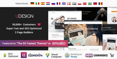 uDesign 4.13.6 – Responsive WordPress theme