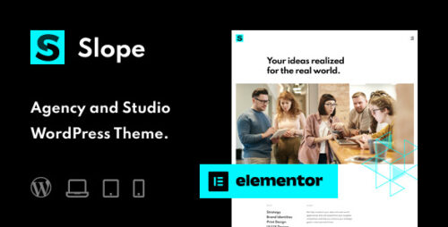 Slope 1.0.9 – Agency & Studio WordPress Theme
