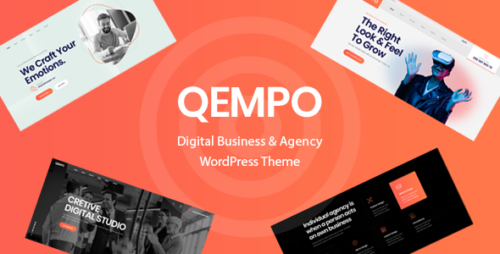 Qempo 1.4.1 – Digital Agency Services WordPress Theme