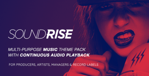 SoundRise 1.5.7 – Music and Artist WordPress Theme