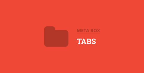 Meta Box Tabs Addon 1.1.17