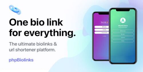 66BioLinks 57.1.0 – Bio Links, URL Shortener, QR Codes & Web Tools (SAAS)