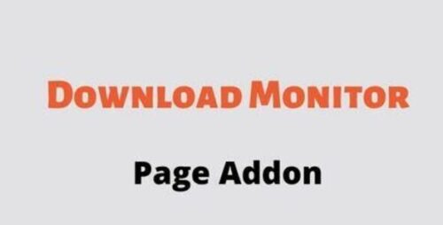 Download Monitor Page Addon Extension 4.2.1