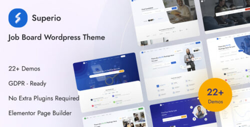 Superio 1.3.28 – Job Board WordPress Websites