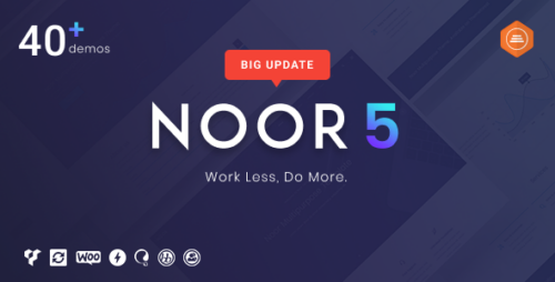 Noor 6.0.9 – Minimal Multi-Purpose WP Theme, AMP & RTL
