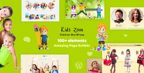 Kids Zone 5.4 – Children & Kids WordPress Theme