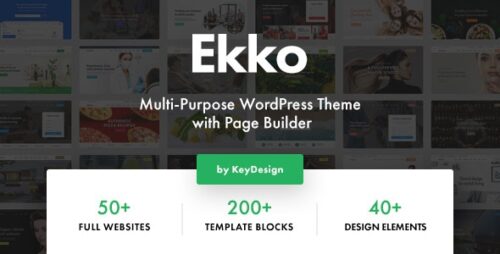 Ekko 4.4 – Multi-Purpose WordPress Theme with Page Builder