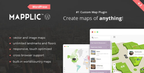 Mapplic 6.1.1 – Custom Interactive Map plugin