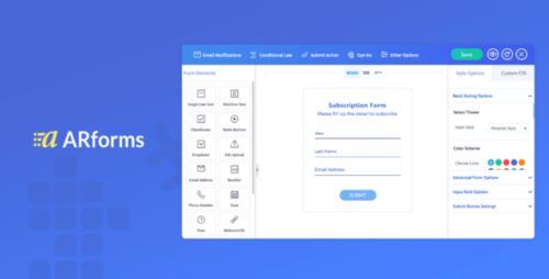ARForms 6.6 WordPress Form Builder Plugin