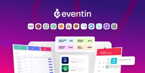 WP Eventin Pro 4.0.27 – Event Manager, Event Calendar, Event Tickets for WooCommerce