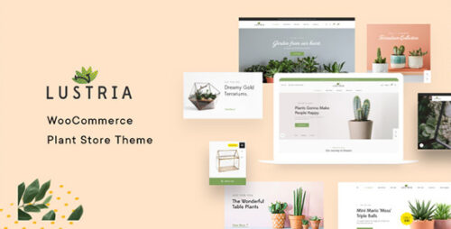 Lustria 4.5 – MultiPurpose Plant Store WordPress Websites