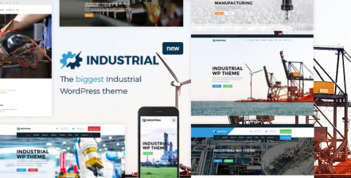 Industrial 1.7.5 – Factory Business WordPress Theme