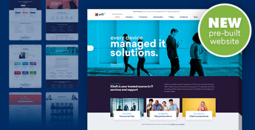 Nanosoft 1.2.7 – WordPress Theme for IT Solutions and Services Company