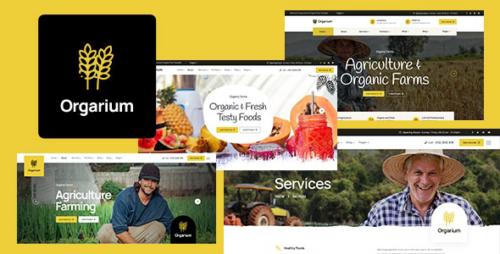 Orgarium 1.0.6 – Agriculture & Organic Farm WordPress Theme