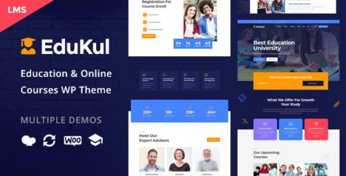 Edukul 1.32 – Online Courses WordPress Theme