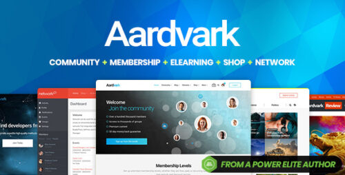Aardvark 4.6.3 – BuddyPress, Membership & Community Theme