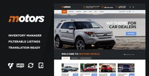 Motors 5.2.6 – Car Dealership, Listing Classified Ads WordPress Theme