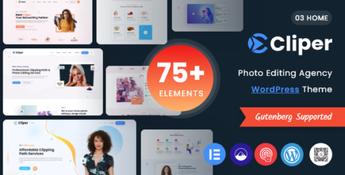 Cliper 1.2.4 – Clipping Path Agency WordPress Theme