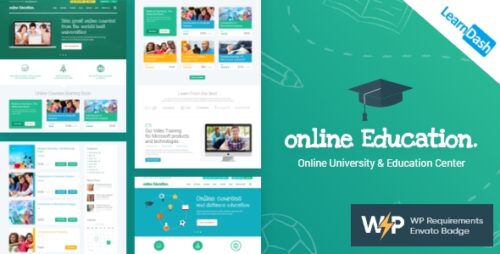 Online University 1.7.3 – Education LMS School WordPress Theme