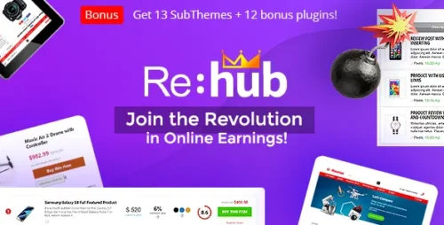Rehub 19.9.4 – Price Comparison, Multi Vendor Marketplace, Affiliate Marketing, Community Theme
