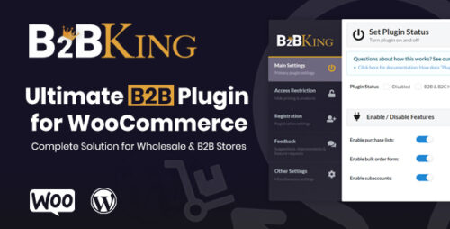 B2BKing 5.3.80 – The Ultimate WooCommerce B2B & Wholesale Plugin