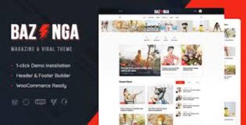 Bazinga 1.1.7 – Modern Magazine & Viral Blog WordPress Theme