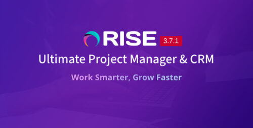 RISE 3.8.2 – Ultimate Project Manager & CRM