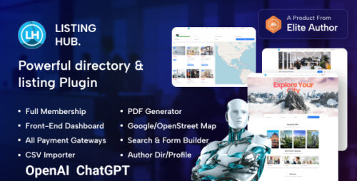 ListingHub 1.1.4 – WordPress Business Directory Listing Plugin