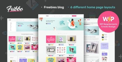 Fribbo 1.0.7 – Freebies Blog WordPress Theme