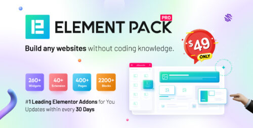 Element Pack Pro 8.0.3 – Addon For Elementor