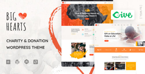 BigHearts 3.1.4 – Charity & Donation WordPress Theme