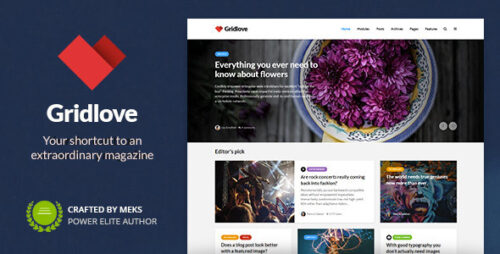 Gridlove 2.1 – Creative Grid Style News & Magazine WordPress Theme