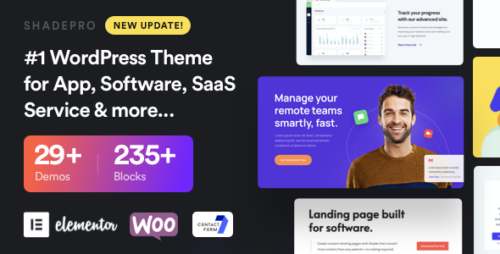ShadePro 3.6.5 – Startup & SaaS WordPress Theme