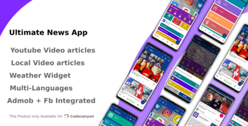 Ultimate News App (Video,Youtube,Weather,Survey) 2.2 + Activated