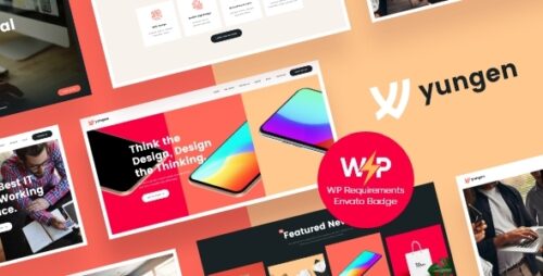 Yungen 1.0.8 – Modern Digital Agency Business WordPress Theme