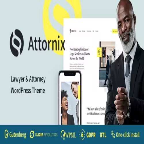 Attornix Lawyer WordPress Theme 1.1.6