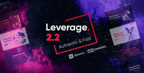 Leverage 2.2.5 – Creative Agency & Portfolio WP Theme