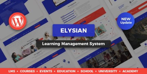 Elysian 1.2.1 – WordPress School Theme + LMS