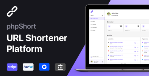 phpShort 4.8.0 – URL Shortener Platform
