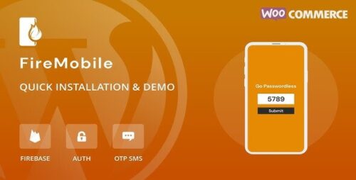 FireMobile 1.0.8 – WordPress & WooCommerce firebase mobile OTP authentication