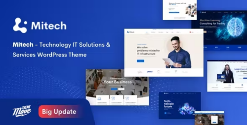 Mitech 2.0.4 – Technology IT Solutions & Services WordPress Theme